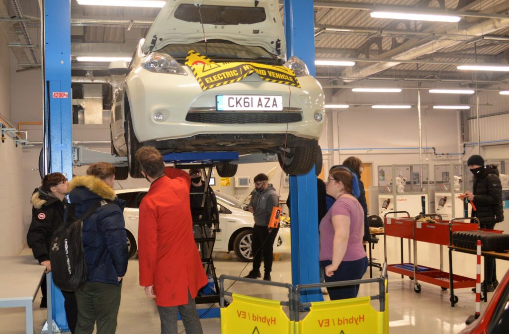 North Wales college unveils new programmes to meet hybrid/electric vehicle demand