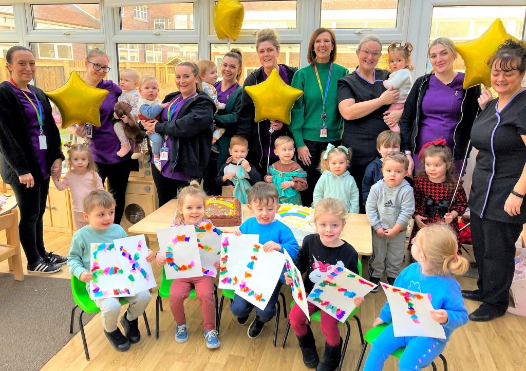 Nursery nominated for national childcare award following first-class inspection